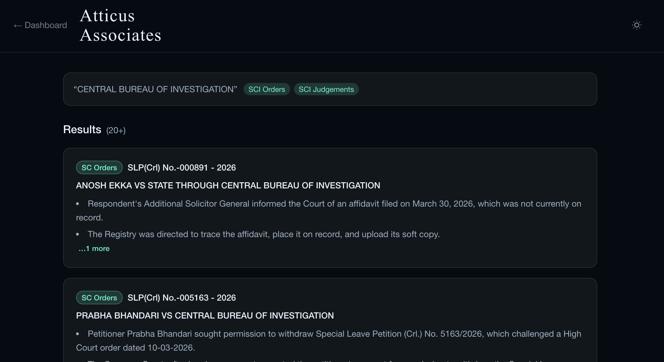 Atticus Alerts